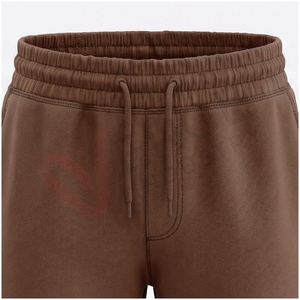 Ensemble de survêtement à capuche marron pour homme, manches longues, couleur unie, respirant, décontracté, pour l'automne, coupe classique, 100% coton - Product Image 5