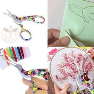 Tijeras de Bordado de Acero Inoxidable, Tijeras de Costura para Manualidades, Tijeras para Cortar Hilos, Tijeras Tipo Cigüeña - Product Image 5