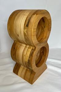 Elegante Botellero de Madera de 2 Niveles para Sala de Estar, Mesa Auxiliar o Decoración de Salones, Venta al por Mayor desde India - Product Image 3