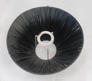 Pantalla de lámpara cónica negra de diseño clásico, hecha a mano con tela plisada, cubierta de luz rústica para lámparas colgantes para hoteles y restaurantes. - Product Image 6