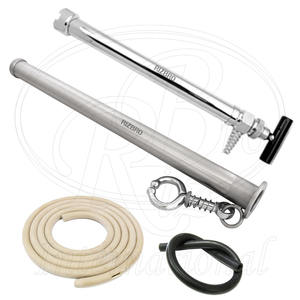 Set de Bomba de Lavado Gástrico, 1 Bomba de Estómago de Latón de 150 ml, 1 Espéculo Frick de Acero Inoxidable con Pinza Nasal, 2 Tubos de Goma 123 - Product Image 1