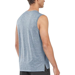 เสื้อกล้ามผ้าฝ้ายใส่สบายขายดีสำหรับผู้ชาย ออกกำลังกาย ปักลายโลโก้ พิมพ์ลายเสื้อกล้ามผู้ชาย - Product Image 2