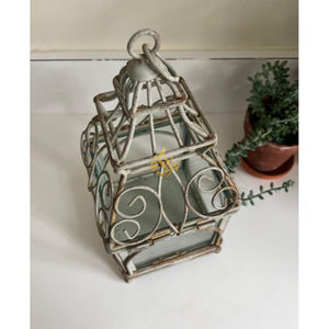 Farol Decorativo de Metal Antiguo para Bodas, Hecho a Mano con Alambre de Hierro, Artesanía Metálica de Fabricante y Proveedor Indio - Product Image 2