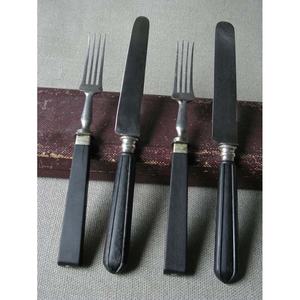 Salle à manger moderne, Logo personnalisé, poignée en métal ovale épais, mariage Royal, couverts de luxe élégants en acier inoxydable - Product Image 2