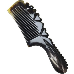 หวีเขาควาย ฟินบิ๊กทีธ สีดำ หวีเคราเขาควาย หวีผม ผลิตภัณฑ์ทำมือจากเขาควาย คุณภาพสูงสุดสำหรับขาย - Product Image 2