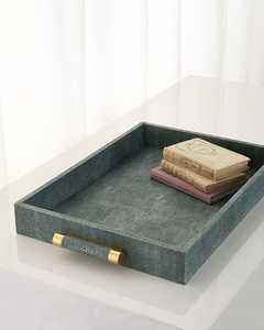 Bandeja de Servicio Moderna de Metal Negro Premium, Antiadherente y Ecológica, LE-F11102, Linea Exports Inc - Product Image 1