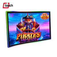 Monitor de pantalla táctil capacitiva LED J-curvo masivo de 49 pulgadas 4K para juegos/señalización publicitaria