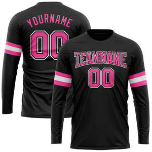 Custom Long Sleeve Baseball Jersey OEM Team Uniform Moisture Wicking Polyester <b>Athletic</b> Apparel Wholesale Men's Shirts supply - Product Image 3