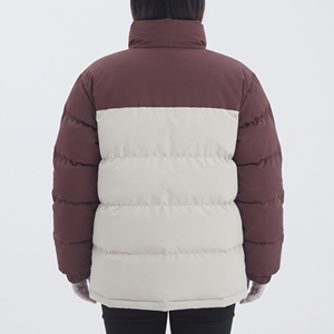 Veste matelassée colorée pour femme Hawk Eye, col montant, fermeture éclair, manteau d'hiver - Product Image 3