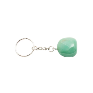 High quality Crystal Keychain Green aventurine Tumbled <b>Key</b> Chine Natural Stone <b>Key</b> <b>Holder</b> Gifts for Women <b>Key</b> <b>Chain</b> wholesale - Product Image 5