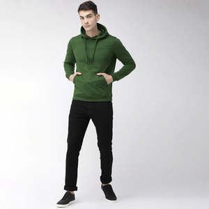 Sudaderas con Capucha para Hombre, 100% Algodón, Transpirables, de Felpa, Manga Larga, Diseño Casual para Otoño y Clima Frío - Product Image 5