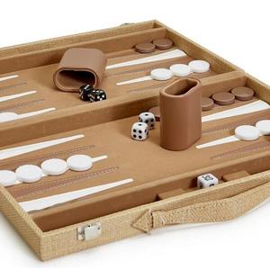Leather Crafts <b>Backgammon</b> Set Supplier Hot Selling Chess Games <b>Board</b> Chips Custom Luxury <b>Backgammon</b> Sets - Product Image 5