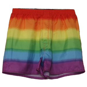 Hot Selling <b>Men's</b> Casual 100% Cotton Quick Dry Lightweight Board Shorts Swim <b>Trunks</b> for Boys Summer Beach - Product Image 3