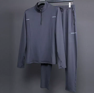 Survêtements imprimés à capuche pour hommes, durables et écologiques, en polyester recyclé, ensembles de sport, vente en gros, en promotion - Product Image 3