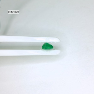 Piedras preciosas sueltas octogonales de esmeralda 100% pura de grado 3A de Zambia, 8.00x6.00x4.00mm, 1.60ct, piedra verde para la fabricación de joyería personalizada - Product Image 2