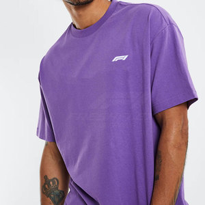 Fashion Wear 100% Cotton Solid Casual Oversized T-Shirt Breathable Loose Fit O-Neck Men's <b>Top</b> Selling Item Latest Design <b>High</b> - Product Image 5