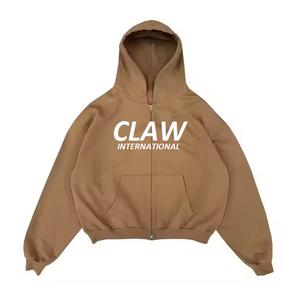 Sudaderas y Hoodies Extra Grandes para Hombre, 100% Algodón, Felpa Francesa Gruesa, Forro Sólido, Sin Cordones, con Logotipo Personalizado - Product Image 6