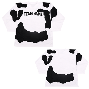 Jersey de Hockey sobre Hielo Totalmente Personalizable - Estilo de Texto Vertical Audaz - Ropa Deportiva que Absorbe la Humedad - Uniformes de Liga Profesional - Product Image 3