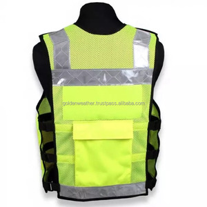 Custom Logo <b>Security</b> High Visibility Reflective Medical Vest Multiple Storage Pockets Safety Vest Customized Tactical Vest - Product Image 3