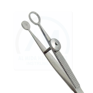 คีมสแตนเลสสำหรับถอดซีสต์เปลือกตา เครื่องมือผ่าตัดตา คีมเอเยอร์ 9 ซม. - Product Image 4