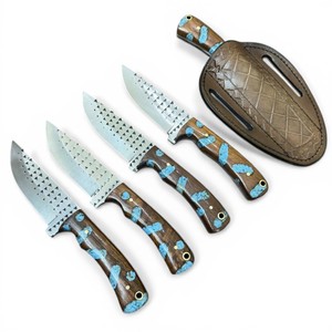 Cuchillo de caza Cowboy Bull Cutter, hoja fija para exteriores, acero raspado de grado industrial, OEM personalizable, AR KNIVES INDUSTRY, punta de caída - Product Image 1