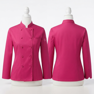 เสื้อเชฟยูนิเซ็กซ์ Sales Blackhardson พรีเมียม ผ้าโพลีเอสเตอร์ 65% ผ้าฝ้ายทวิล 35% 240 GSM พิมพ์ลายซิลค์สกรีน สำหรับร้านอาหารและบาร์ - Product Image 1