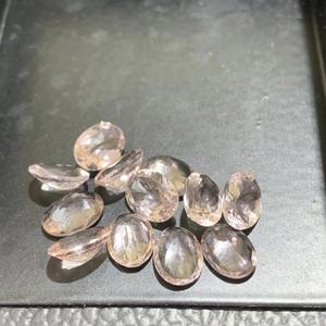 Morganita Rosa Natural de grado 5A de alta calidad, 8mm de altura, corte ovalado suelto, 6x8, cristal facetado, joyería certificada IGI - Product Image 3