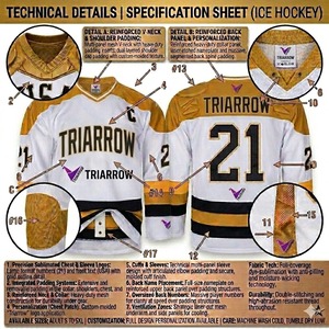 Made in Pakistan Ice Hockey Jerseys Customized Team Name & Color/Size 100% Polyester Winter <b>Padded</b> Premium Sportswear - Product Image 2
