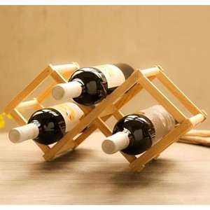 ที่วางขวดไวน์ไม้มะม่วง 3 ขวด |   งานฝีมือขายส่ง |   อัคดุส ซาลีม - Product Image 5