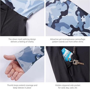 Sudadera con Capucha Eco Blend Camo para Hombre, Sudadera con Capucha de Algodón Reciclado y Poliéster, Diseño Sostenible con Cordón Ajustable - Product Image 4