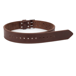 Cinturón de Cuero Ajustable de Alta Resistencia para Levantamiento de Pesas, Soporte Lumbar Profesional, Cinturón de Cuero Bordado Unisex para Gimnasio - Product Image 2