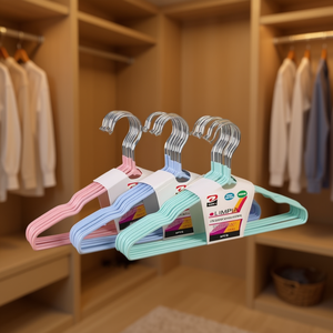 Porte-manteau minimaliste en fer thermolaqué aux couleurs pastel, résistant à la rouille, organiseur de vêtements en métal PERCHA pour armoire - Product Image 3