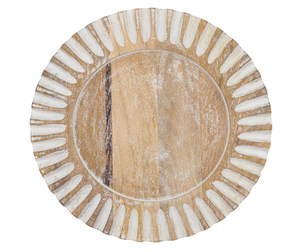 Plato de Madera y Bambú Moderno y de Lujo para Hogar, Hotel, Restaurante, Bodas y Fiestas, Venta al Por Mayor en Grandes Cantidades - Product Image 2