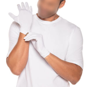 ถุงมือวิ่งแบบเรียบพร้อมลายพิมพ์ซิลิโคน ถุงมือกีฬากลางแจ้งพร้อมโลโก้แบบกำหนดเอง รองรับหน้าจอสัมผัสและกันลื่นสำหรับขี่จักรยาน - Product Image 4