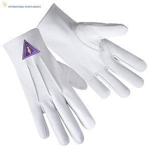 Guantes Blancos de Regalia Masónica de Alta Calidad, Estilo Personalizado con Material Premium y Fabricación Directa de Fábrica - Product Image 5