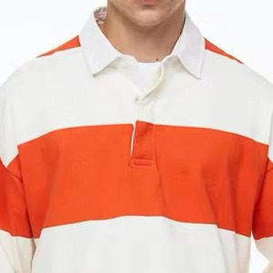 Camisetas polo de manga larga para hombre, 100% algodón de alta calidad, con impresión personalizada y logotipo bordado. - Product Image 2
