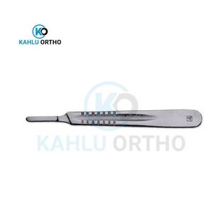 10 poignées de scalpel n°3/n°4/n°7 en acier inoxydable pour instruments chirurgicaux par KAHLU ORTHOPEDIC - Product Image 6