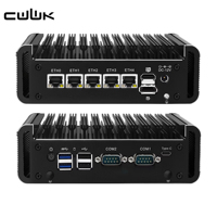 Routeur pare-feu CWWK Pfsense Quad Core J6413 4L 5L 6L I226V 2.5GbE LAN OPNsense Firewall Appliance 2 X DDR4 Mini PC sans ventilateur