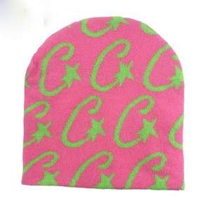 Bonnet d'hiver tendance, chaud et doux en tricot, bonnet à revers unisexe en acrylique extensible pour sports de neige en extérieur, logo personnalisé, vente en gros, marque - Product Image 4