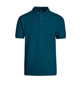 Venta caliente de los hombres sólidos para camisa de polo 100% algodón diseño personalizado y logotipo suministro directo de fábrica de tela de punto de Bangladesh - Product Image 3