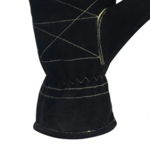 Gants de soudure en cuir de vachette résistant à la chaleur extrême, gants de sécurité industriels robustes avec coutures en fil de Kevlar, gants de lutte contre les incendies - Product Image 3