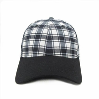 Gorra de Béisbol Unisex de 6 Paneles, Deportiva, Casual, con Hebilla Dorada de Cobre, Ajustable, de Algodón, para Adultos, Negra y Blanca