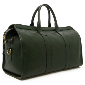 Bolsa de Viaje Grande de Cuero Genuino Personalizada de Lujo, Ecológica, Unisex, Estilo Vintage, con Cierre de Cremallera, Hecha a Mano - Product Image 4