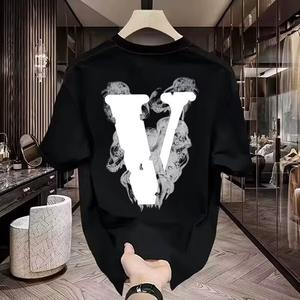 เสื้อยืดแขนสั้นพิมพ์ลายผ้าฝ้ายแท้สำหรับผู้ชาย เสื้อยืดคอกลมฤดูร้อนใหม่สำหรับผู้ชาย - Product Image 5