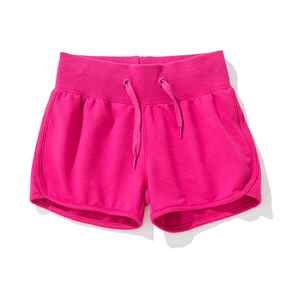 Shorts de sport côtelés respirants à taille haute pour femmes, séchage rapide, tendance printemps-été, logo personnalisé brodé, vente en gros - Product Image 5