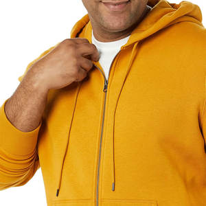 Sweat-shirts à capuche pour hommes, résistants, avec fermeture éclair, logo personnalisé, 100% coton épais, coupe oversize, épaules tombantes, meilleur design. - Product Image 3