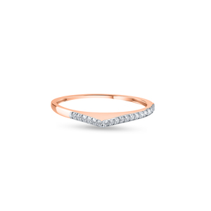 Bague de fiançailles simple en or sterling 18 carats avec diamant rond cultivé en laboratoire - Product Image 3