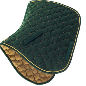 2026 Best Quality Eco-friendly Material Competition Dressage Riding Horse Saddle <b>Pads</b> Soft Cotton Satin Numnah Blanket <b>Foam</b> - Product Image 5