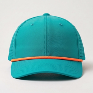 Breathable Mesh Baseball Cap Adjustable Snapback <b>Hat</b> Teal Athletic Crusher Cap for Sports Outdoor Wear - Product Image 1
