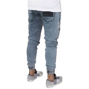 Pantalones vaqueros anchos de mezclilla para hombre, estilo vintage, lavado azul, desgastados, holgados, de pierna ancha, para verano, venta al por mayor - Product Image 2